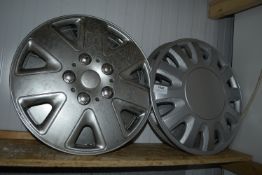 Four Assorted Hub Caps