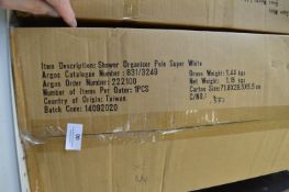 Three Shower Organiser Poles