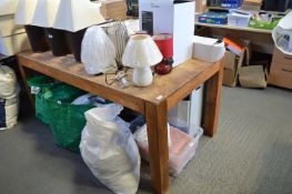 Wooden Table 175x90cm x 75cm tall (collection by appointment)