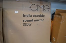 Circular Crackle Mirror