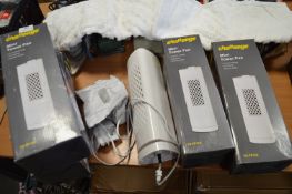 Four Challenge Mini Tower Fans (salvage)