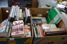 Three Boxes of Assorted Books etc.