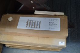 Four 30 Bottle and One 15 Wine Racks