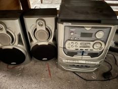 Murphy Stereo System and Two Speakers