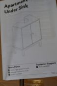 Three Flatpack Apartment Under Sink Cabinets