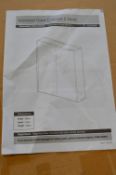 Three Flatpack Two Door Mirrored Bathroom Cabinet