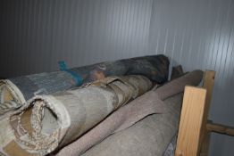 ~25 Assorted 1.4m wide Rolls of Material