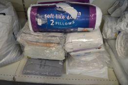 Assorted Pillows, Bedsheets, etc.