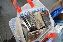 Box of Cassettes and CDs