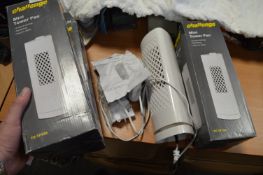 Three Challenge Mini Tower Fans (salvage)