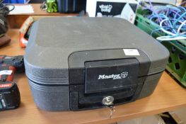 Master Lock Cashbox with Keys