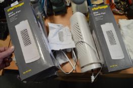 Three Challenge Mini Tower Fans (salvage)