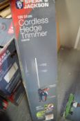 Two Spear & Jackson 18v Hedge Trimmers (salvage)