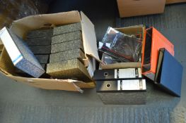 Assortment of Box Files, Levera Arch Files, and Paper Files