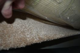 4m wide Roll of Pale Brown Carpet