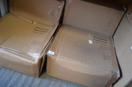 Two Light Grey Barstools