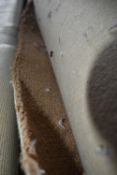 400x400cm Roll of Toffee Carpet