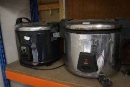 Two Commercial Rice Cookers 240v