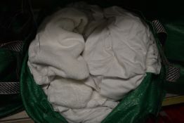 *Bag of Hotel Room Laundry (awaiting cleaning)