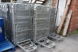 *Ten Folding Cage Trolleys