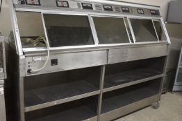 *Heated Food Storage Cabinet on Wheels 242x92cm x