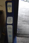 Hand Sanitiser Display Stand 140cm tall