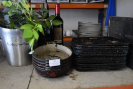 Five Small Le Creuset Dishes, Assorted Shallow Ba