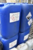 *4x 20L Bottles of Sodium Hypochlorite 14%