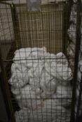 *Cage of Assorted Hotel Laundry (awaiting cleaning) (cage included)