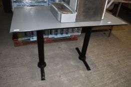 Rectangular Twin Pedestal Table 120x70cm