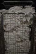 *Cage of Assorted Hotel Laundry (awaiting cleaning) (cage included)