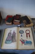 Older Books Including The Ladies Newspaper, Family magazine Cookery Book 1761, etc.
