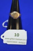 9ct Gold Signet Ring 5g Size: T