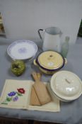 Vintage Kitchenware Including Enamel and Sylvac etc.