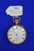 9ct Gold Pocket Watch Hallmarked Birmingham 1912, 90g gross