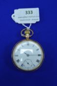 9ct Gold Pocket Watch Hallmarked Chester 1933, 72g gross