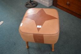 1930's Vinyl Pouffe