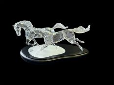 Swarovski Wild Horses Silver Collection in Presentation Case with Original Accessories and