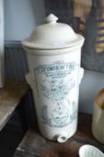 Brown Lowe Victorian Stoneware Water Filter