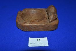 Mouseman Oak Ashtray