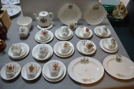 Foley China Company Crested Ware Tea Set 40+pcs