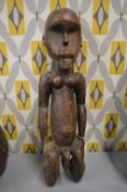 Ethnic Carved Wooden Fertility Figure