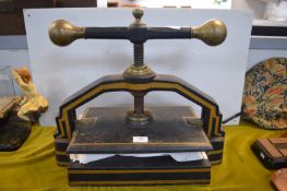 Victorian Cast Iron Book Press