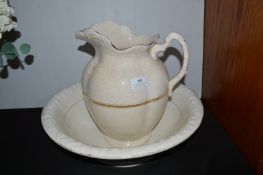Wash Bowl and Jug Set