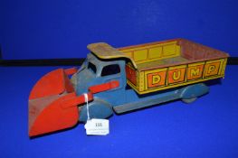 Tinplate Toy Dump Truck by Mar