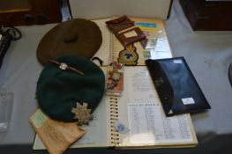 Military Medals, Berets, etc. Pertaining to The Royal Highlanders, and The Black Watch
