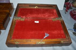 Victorian Brass Bound Writing Slope