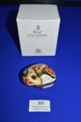 Royal Crown Derby Door Mouse Paperweight with Gold Stopper