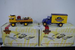 Two Matchbox Collectible Vehicles with Packaging