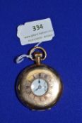 9ct Gold Presentation Pocket Watch Hallmarked Birmingham 1950, 98g gross